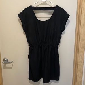 Black mini dress